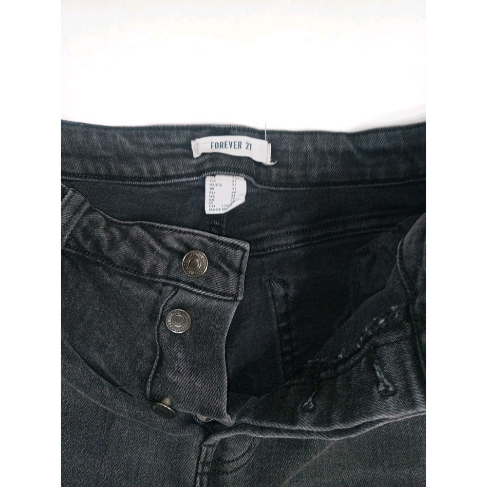 Forever 21 Black Jeans Woman's Size‎ W34 - Picture 14 of 16